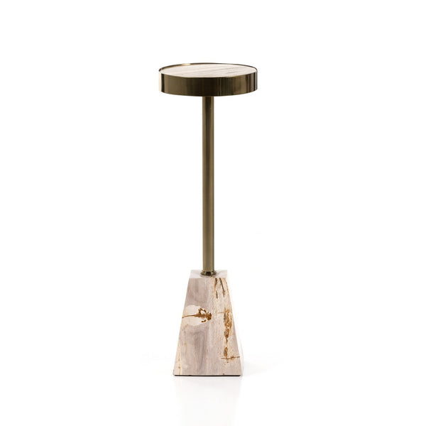 Galen End Table - Light Petrified Wood
