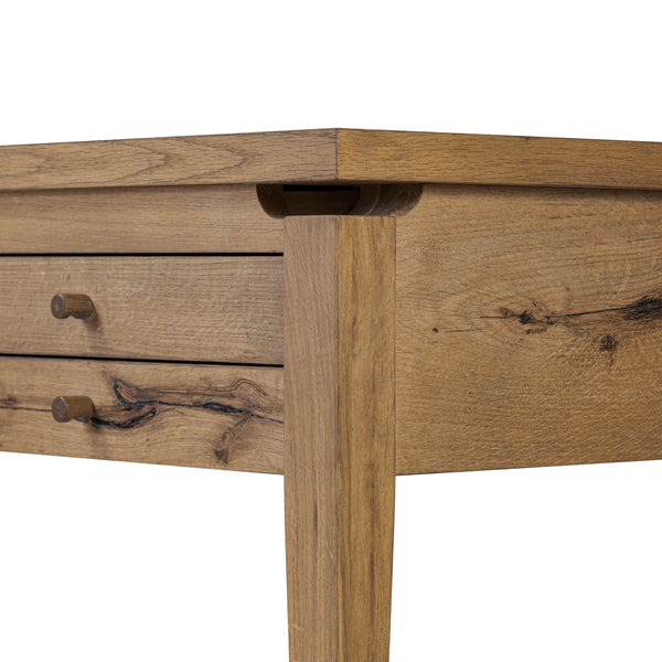 Bergstrom Desk - Warm Natural Oak Veneer