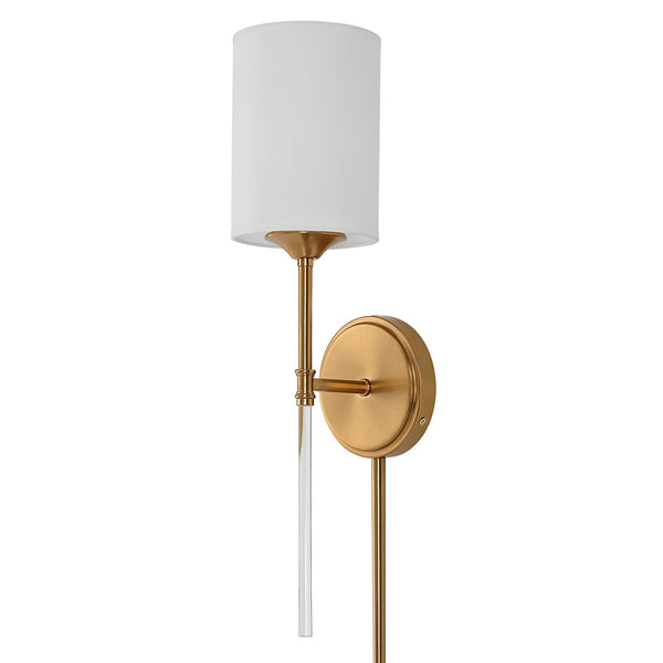 Awyr 1 Light Brass Sconce