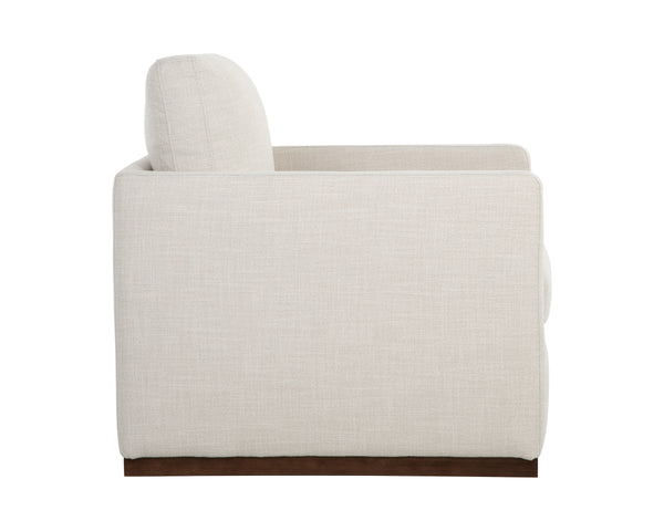PORTMAN SWIVEL LOUNGE CHAIR - EFFIE LINEN