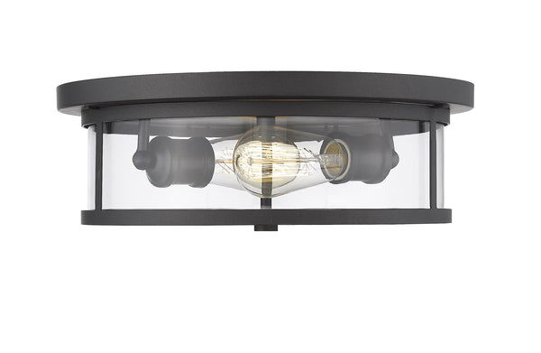 Savannah 2 Light Flush Mount in Bronze Finish