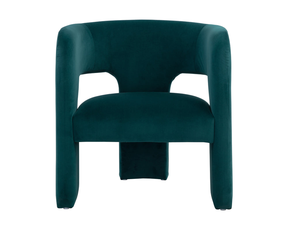 ISIDORE LOUNGE CHAIR - MEG TEAL
