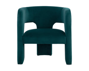 ISIDORE LOUNGE CHAIR - MEG TEAL