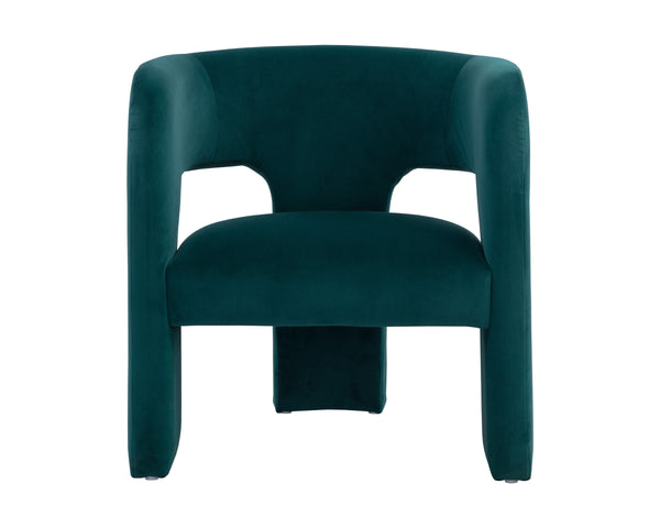 ISIDORE LOUNGE CHAIR - MEG TEAL