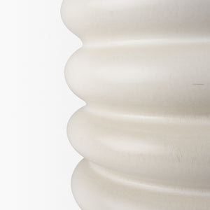 Twyla Tall Cream Glazed Floor Ceramic Vase