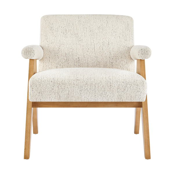 Nixon Chenille Accent Arm Chair, Concord Cream
