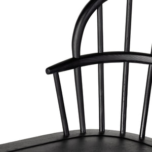 Connor Dining Chair In Black Ash