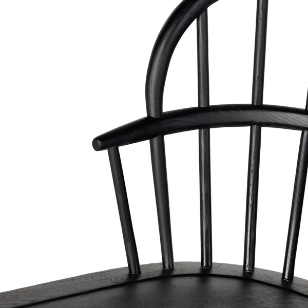 Connor Dining Chair In Black Ash