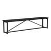 Sierra Bench Black with Reclaimed Pine Top