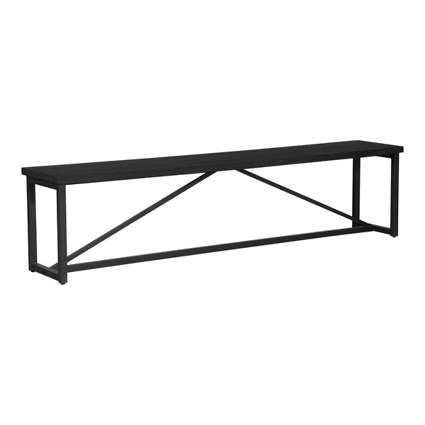 Sierra Bench Black with Reclaimed Pine Top