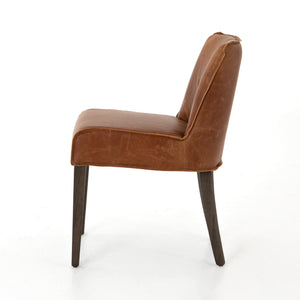 Aria Dining Chair In Sienna Chestnut
