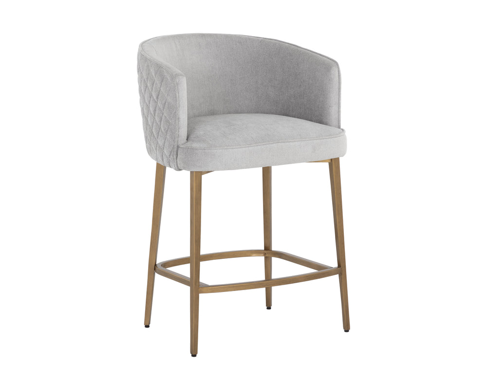 CORNELLA COUNTER STOOL - POLO CLUB STONE