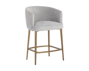CORNELLA COUNTER STOOL - POLO CLUB STONE