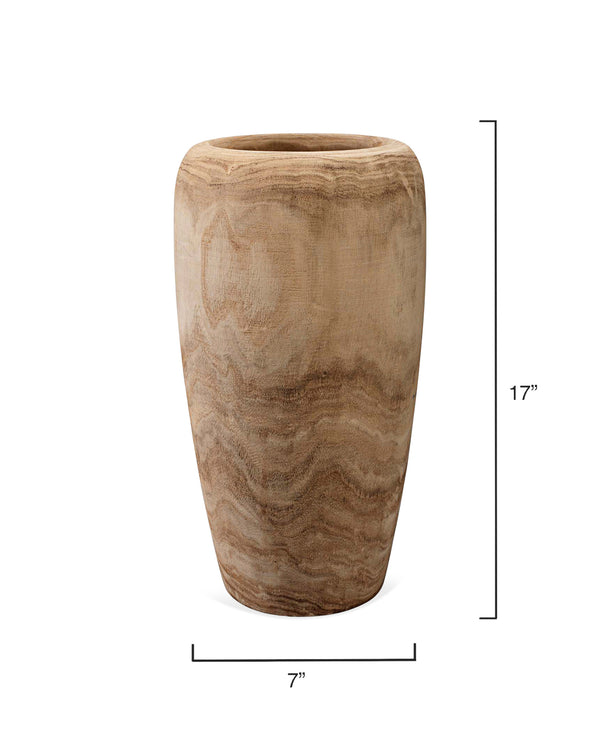 Ojai Wooden Decorative Vase