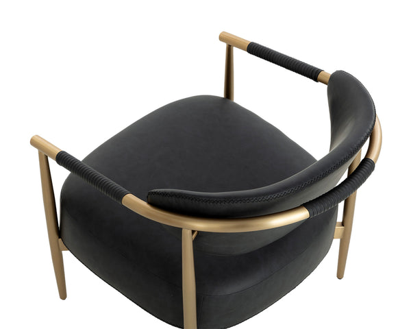 HELOISE LOUNGE CHAIR - BRAVO BLACK