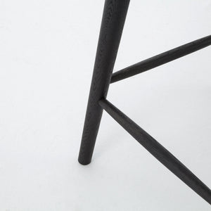 Lewis Windsor Counter Stool-Black Oak