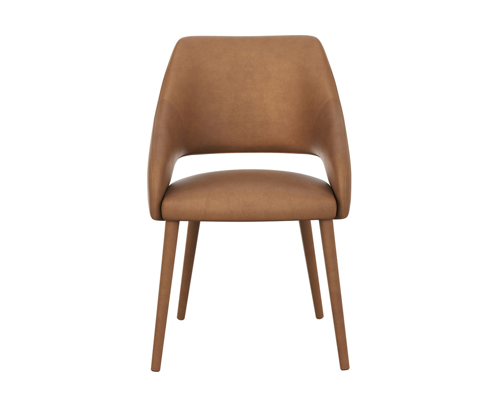 GALEN DINING ARMCHAIR - MISSOURI COGNAC LEATHER