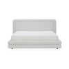 Moe's Tory King Bed in Pebble Upholstery