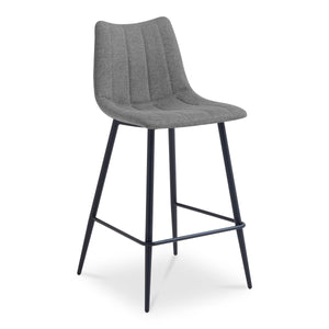 Moe's Alibi Bar Stool Dark Grey Set of Two