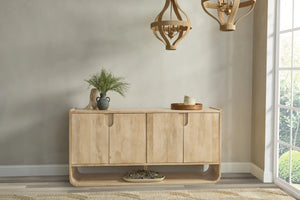 Laguna Solid Wood 4Dr Buffet in Natural Maple