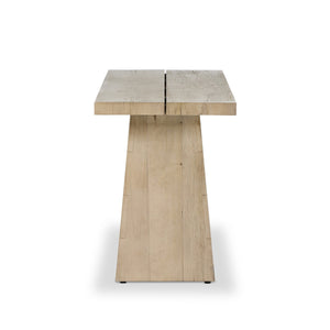 Atlas Console Table - Bleached Alder