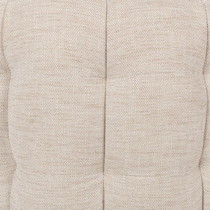 Walter Swivel Chair with Biscuit Tufting - Flax