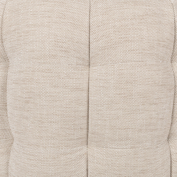 Walter Swivel Chair with Biscuit Tufting - Flax