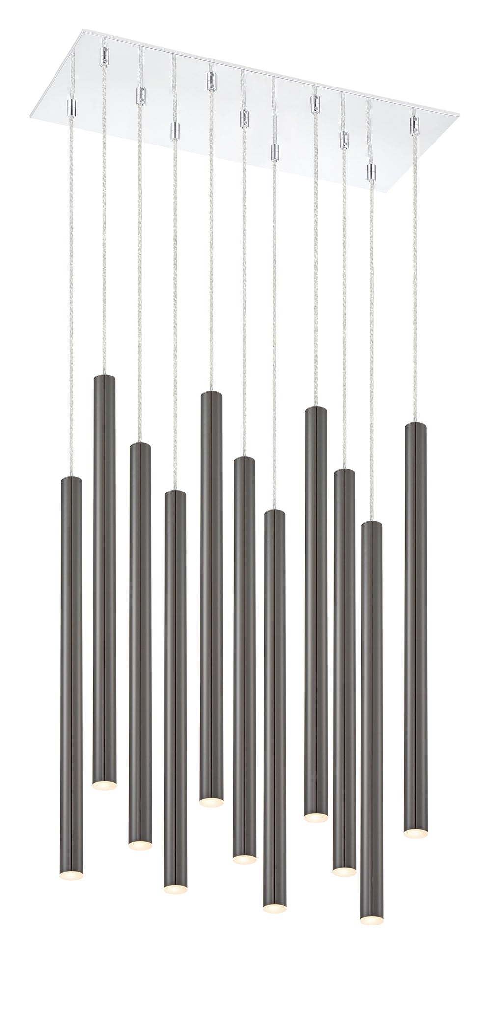 Forest 11 Light Island/Billiard in Chrome Finish