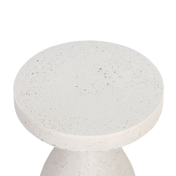 Koda Outdoor End Table In Textured Grey