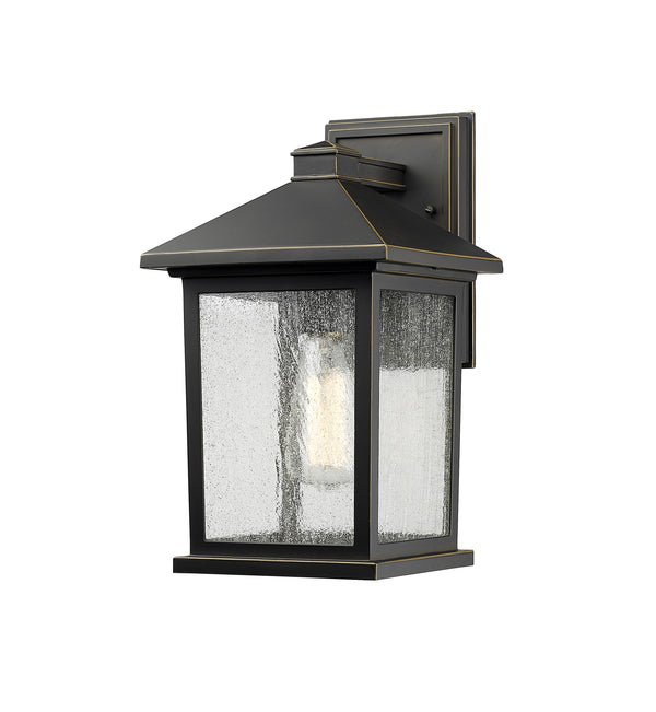 Portland 1 Light Outdoor Wall Light in Oil Rubbed Bronze Finish
