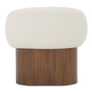Moe's Otto Accent Chair in Flecked Cream