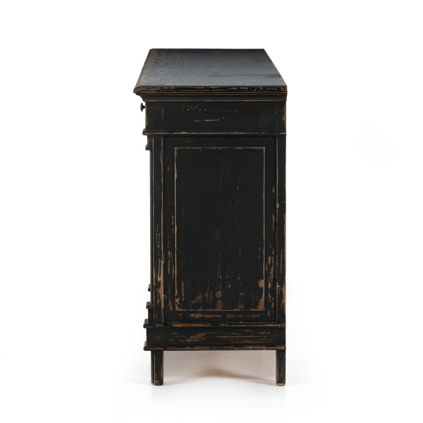 Marjorie Sideboard In Distressed Black