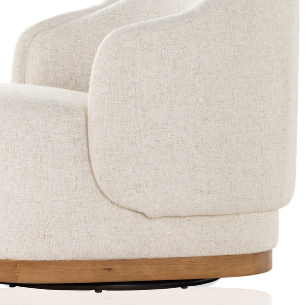 Martine Swivel Chair - Omari Natural