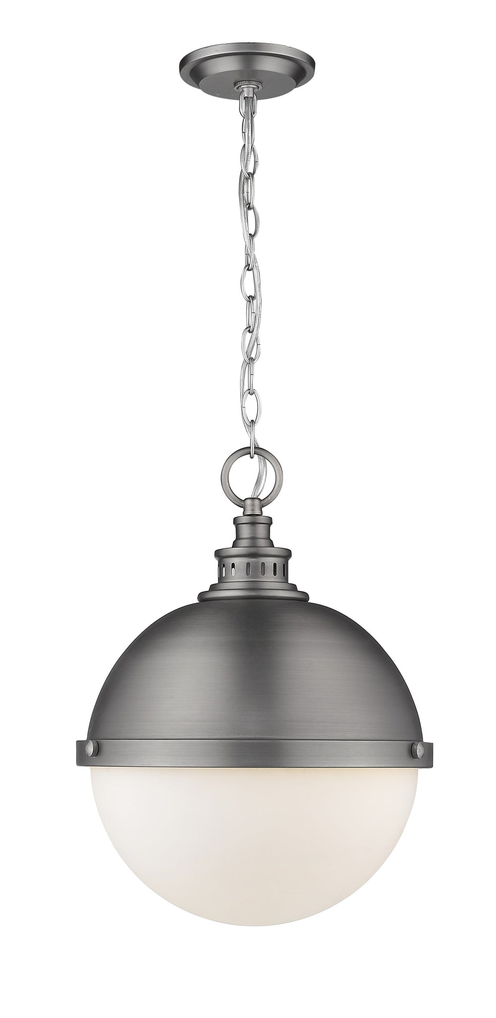 Peyton 2 Light Pendant in Antique Nickel Finish
