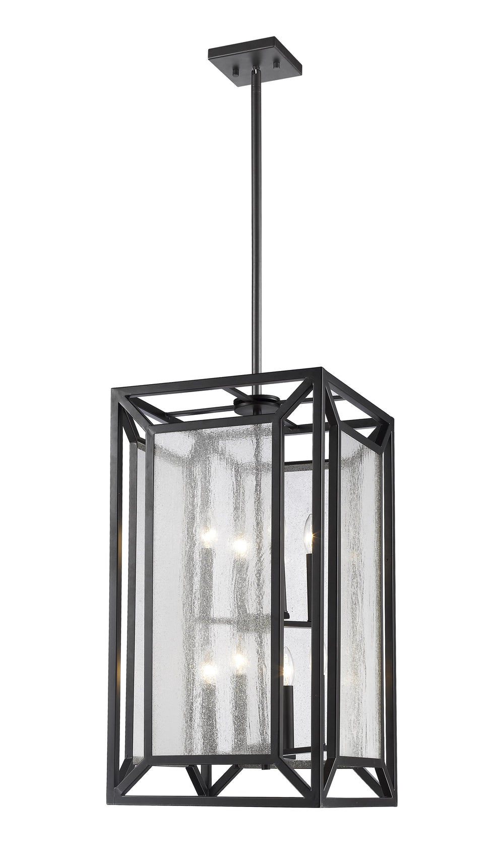Braum 8 Light Pendant in Bronze Finish