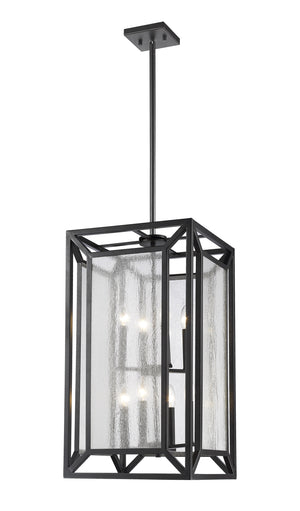 Braum 8 Light Pendant in Bronze Finish