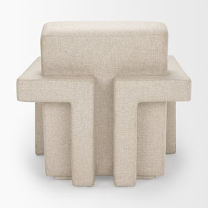 Sovereign Oatmeal Fully Upholstered Accent Chair