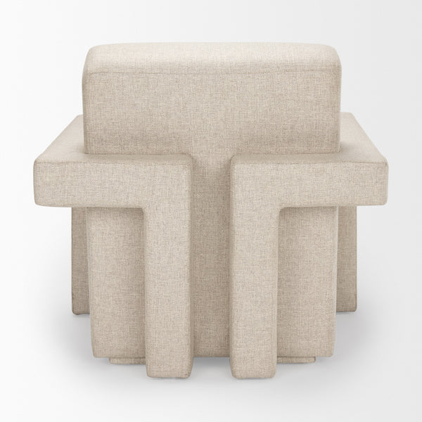 Sovereign Oatmeal Fully Upholstered Accent Chair