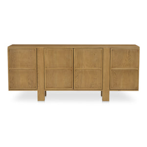 Moe's Henley Sideboard in Solid Oak, Brown