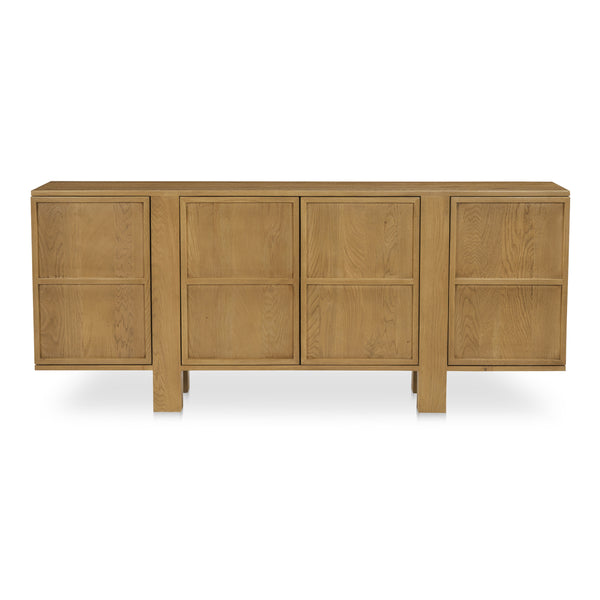 Moe's Henley Sideboard in Solid Oak, Brown