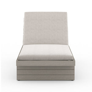 Leroy Outdoor Chaise in Grey/Stone Grey