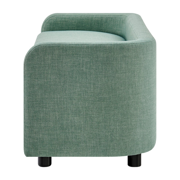 Wendy KD Fabric Storage Bench, Meridian Sea Green