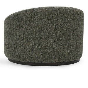 Beverly Upholstered Swivel Chair - Antique Green