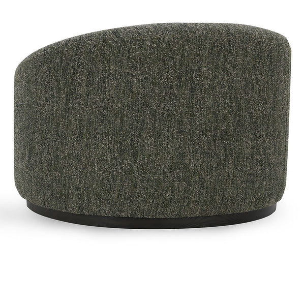 Beverly Upholstered Swivel Chair - Antique Green