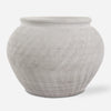 Floreana Round White Vase
