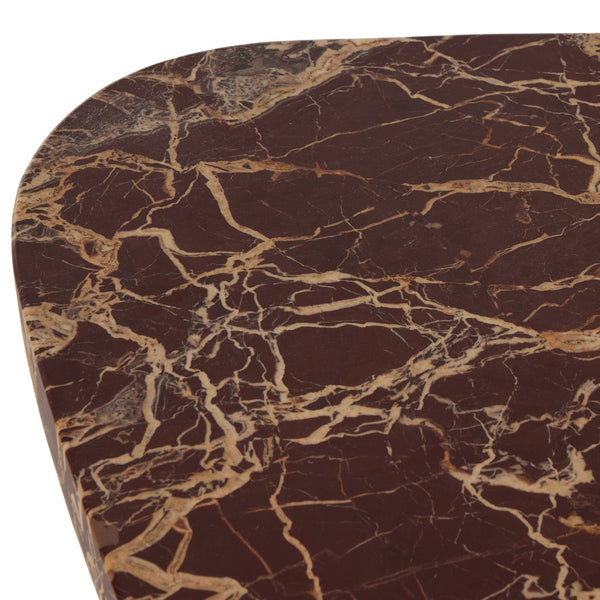 Zion Coffee Table - Merlot Marble
