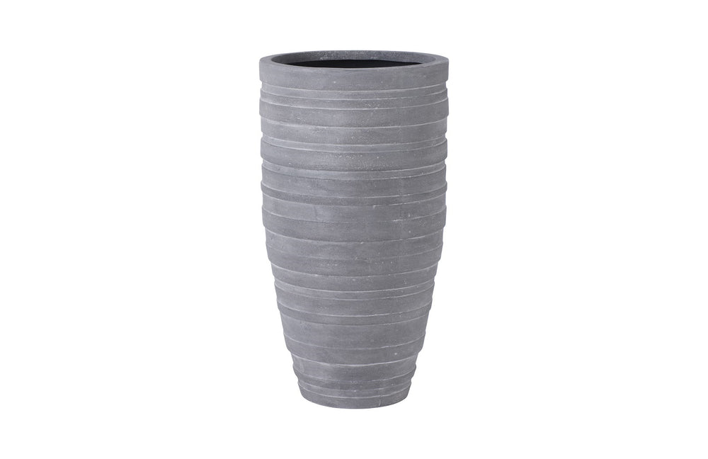 June Slim Planter, Raw Gray, Medium