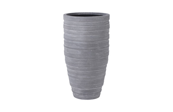 June Slim Planter, Raw Gray, Medium