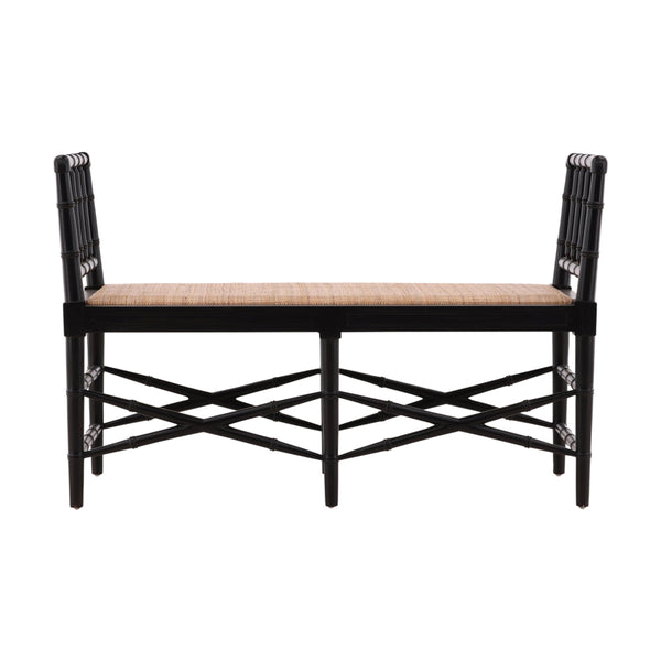 Black Palm Bench