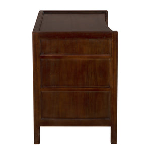 Hampton Side Table Hand Rubbed Brown